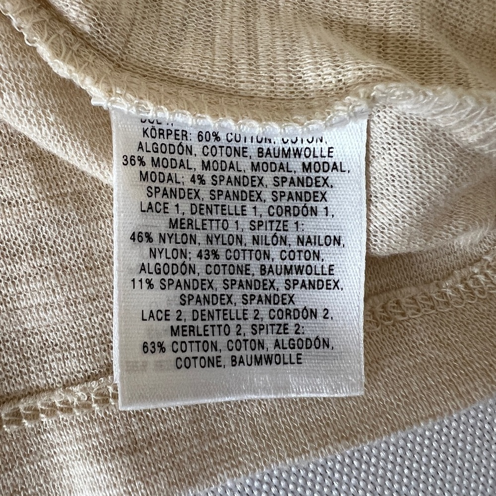 Deletta Cream Textured Long Sleeve Boho Blouse - Picture 4 of 7